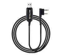 Retevis Walkie Talkie USB Programming Cable Compatible with Two Way Radio RT3S RB20 TYT MD-380 MD-UV390 DMR Walkie Talkie Digital 2 Pin Radio Programming Cable (1 Pcs)