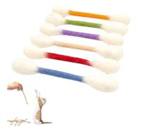 RETGJNC Cotton swab cat toys, giant kitten teething sticks, interactive felt pet kicking toys, for entertainment, exercise, play, anxiety relief, and digestion aid.