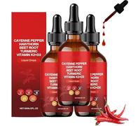 Rethes Cayenne Pepper Drops - Natural Cayenne Pepper Drops, 100% Natural, Natu/RAL Herbal Supplement, Firming Skin and Body for Women (3)