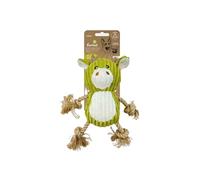 ReThink Pet Eco-Bud Buddy Pet Dog Toy, Recycled Plush Squeaky Dog Toys for All Breed, Green