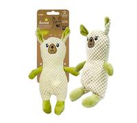 ReThink Pet Eco-Bud Happy Pet Toy for Dogs, Densely Woven Squeaky Dog Toys with Built in Squeak, Long-Lasting and Durable Dog Toys, Recycled Plush Dog Squeaky Toys