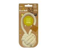 ReThink Pet Eco Cotton Rope Ball Dog Toy, Natural Cotton Dog Toy & Ball Rope Toys for Dogs, Rope Toy for Big & Small Dog, Densely Woven & Durable Dog Training Toys