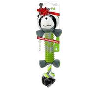 ReThink Pet PlayPal Luna Squeaky Dog Toy, Koala Rope and Plush Dog Chew Toys, Recyclable Puppy Teething Toys, Long-Lasting & Durable Dog Toys for Aggressive Chewers
