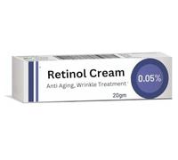 Retin Cream 0.05 Vitamin A Repairs Fine Lines & Wrinkles, Scar Treatment, Age and Sun Spots, Anti-Aging Formula, 20g