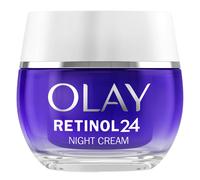 Retinol 24 Night Cream Face Moisturiser, Skincare with Antioxidant Vitamin E Overnight Anti Aging Skin Care: Smooths, Renews and Hydrates, 50ml