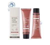 Retinol Anti-Ageing Hand Cream, Anti-Ageing Hand Moisturising Cream for Hand Wrinkles, Firm & Youth, for Dry and Torn Skin, Travel Size, Pack of 2