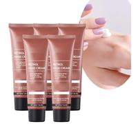 Retinol Anti-Aging Hand Cream, with Shea Butter Collagen - Moisturizer for Aging, Dry Cracked Hands, Wrinkles, Cuticles, Softens, Smooths, Hand wrinkles, Nourishes Protects Skin (5PCS)