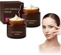 Retinol Anti Wrinkle Face Cream, Moisturiser Face Women, Skin Retightening Cream with Retinol, Hyaluronic Acid, Vitamin C, Visibly Reduce Wrinkles and Fine Lines, Brightens Skin, 60g (2PC, 60g)