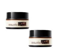 Retinol Caffeine Eye Cream firms skin, smoothes fine lines, and is an anti-aging eye cream that reduces dark circles, fine lines, and puffiness. Contains Arabica Coffee Extract for a brighter complexi