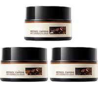 Retinol Caffeine Eye Cream firms skin, smoothes fine lines, and is an anti-aging eye cream that reduces dark circles, fine lines, and puffiness. Contains Arabica Coffee Extract for a brighter complexi