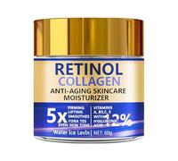 Retinol Collágen Face Cream, Firming Lifting Smoothes, 60g, Anti-Aging Skincare Moisturizer, Pre Makeup Cream, With Hyaluronic Aćíd, For Home Work Travel And Night Repair Skincare Routine