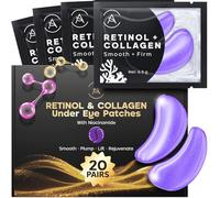 Retinol Collagen Under Eye Patches - 20 Pairs - Mask for Puffy Eyes