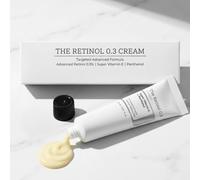 Retinol Cream for Face - 0.3% Advanced Strength Night Moisturiser with Panthenol & Vitamin E, Retinol Anti Ageing Cream to Improve Skin and Firmness, Retinol Night Cream for Smoother Looking Skin