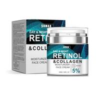 Retinol Cream for Face with Collagen and Hyaluronic Acid, Hydrating Face Lotion, Rapid Wrinkle Repair, Anti Aging Facial Moisturizer Day and Night for Women and Men 50ml