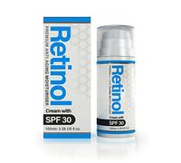 Retinol Cream with SPF30 - (Double Size) 100ml | Made in the UK - Anti Aging Face Cream for Day or Night, Vitamin A & E | Cruelty Free