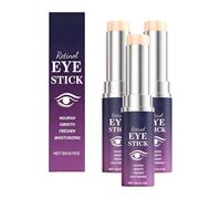 Retinol Eye Balm Stick with Caffeine and Peptides, Under Eye Cream for Dark Circles, Puffiness, Fine Lines, Visible Results in 4-8 Weeks, Anti-Ageing and Firming for Skin (3PC, 1)