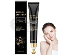 Retinol Eye Cream Anti Aging,Caffeine Eye Cream for Dark Circles and Puffy Eyes,Retinol Eye Bags Remover,Brightening & Moisturizing Eye Repair Cream,Gentle Under E/ye Cre/am,for All Skin Types