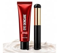 Retinol Eye Cream for Dark Circles and Puffiness, Niacinamide Under Eye Moisturiser for Fine Lines and Wrinkles, Youthful-Looking Eye Gel with Cooling Massage Stick, Gentle Formula
