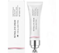 Retinol Eye Cream for Dark Circles Puffiness, Instant Firming Eye Serum, Under Eye Bag Remover, Anti Aging Repair Cream with Hyaluronic Acid, Luminous Corrector for Women Men (1Pcs)