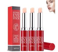 Retinol Eye Stick, Retinol Eye Cream, Brightening Eyes Balm, Reduces Fine Lines and Dark Circles, Nourishes the Skin Around the Eyes (3PCS)