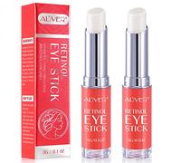 Retinol Eye Stick, Retinol Eyes Cream, 2Pcs Brighten Eyes Cream Stick, Re-tinol Face Cream for Dark Circles & Puffy Eyes & Wrinkles,Tightening Balm,Anti Aging,Moisturising E-ye Balm Eye Skincare-2Pcs