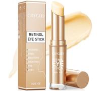 Retinol Eye Stick With Collagen, Hyaluronic Acid For Dark Circle, Wrinkles in 3-4 Weeks, Under Eye Cream Anti Aging, For Puffiness and Bags Reduces Fine Lines (gold, 3 g (Pack of 1))