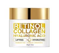 RETINOL Face Cream 60g - Anti-Aging Moisturiser with Collagen & Hyaluronic Acid | Hydrating Wrinkle Remover for Fine Lines, Firming & Brightening Skincare for Women & Men