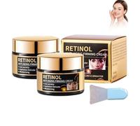 Retinol Face Cream, Intensive Care and Firming Cream with Retinol Against Deep Wrinkles, Fine Lines and for Mature Skin, Intensive Treatment for Daily Anti-Wrinkle Care and as a Night Cream, Pack of 2