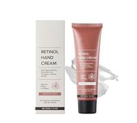 Retinol Hand Cream, Retinol Anti-Aging Hand Cream, Firming & Moisturising Treatment, Intense Hydration for Dry, Cracked Hands, Get Soft Hand Texture, Suitable for All Skin Types (1)
