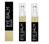 Retinol & Hyaluronic Acid Eye Balm Stick with Roller, for Bags, Dark Circles Puffiness, Hydrating Temporary Eye Tightener Anti-Aging for Mature Skin (2pcs)