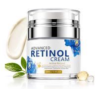 Retinol Moisturizer Cream, Retinol Night Cream Face Moisturiser | For Fine Lines and Wrinkles, Skin Texture Renewal Cream with Hyaluronic Acid & Vitamin B5, Day & Night Facial Care, 50ml