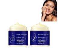 Retinol Moisturizing Cream Hyaluronsäure, Collagen Infused Lifting Firming Lotion, Lightweightly Non Greasy Quick Absorb Formulas, Deep Hydrated Nourishing, Face Neck All Skin Types Men Women (PCS2)