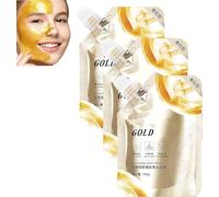 Retinol Snake Venom Gold Mask, Rejuvenating Peel-Off Mask, Anti-Aging Gold Face Mask, Deeply Cleans Moisturizing Skin, 100g/Bag (3pcs)