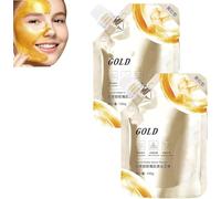 Retinol Snake Venom Gold Mask, Rejuvenating Peel-Off Mask, Anti-Aging Gold Face Mask, Deeply Cleans Moisturizing Skin, 100g/Bag (2pcs)
