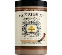 Retique It Liquid Wood - Light Wood Quart - Paint it then stain it - Stainable Wood Fiber Paint - Put a fresh coat of wood on it (32oz Light Wood)