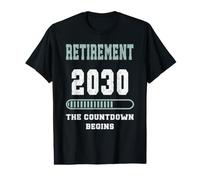 Retire, Retirement 2030 the Countdown Begins, Retirement Value Graphic T-Shirt