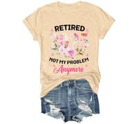Retired 2025 Not My Problem Anymore Shirt, Retired 2025 Shirt, Retired T-Shirt, Retirement Gifts for Men Women Camel