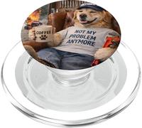 Retired 2026 Labrador Retriever Dog, Not My Problem Anymore PopSockets PopGrip for MagSafe