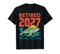 Retired 2027 Sea Turtle Retirement Taking Life Slow T-Shirt