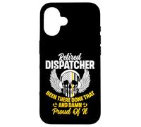 Retired 911 Dispatcher Been There Done That USA Flag Case for iPhone 16