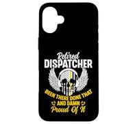 Retired 911 Dispatcher Been There Done That USA Flag Case for iPhone 16 Plus