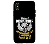 Retired 911 Dispatcher Been There Done That USA Flag Case for iPhone X/XS