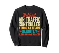 Retired Air Traffic Controller Young at Heart - Retired ATC Sweatshirt