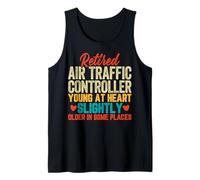 Retired Air Traffic Controller Young at Heart - Retired ATC Tank Top