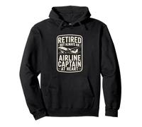Retired Airline Pilot Pullover Hoodie