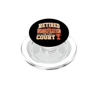 Retired And Undefeated On The Court Pickleball PopSockets PopGrip for MagSafe
