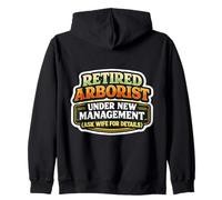 Retired Arborist Under New Management Ask Wife Retirement Zip Hoodie