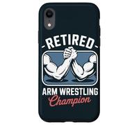 Retired Arm Wrestling Champion Strength Athlete Case for iPhone XR