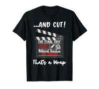 Retired Art Teacher 2026 Retirement The Final Edit T-Shirt