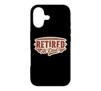 Retired At Last! Funny Retirement Retiree Retiring Pension Case for iPhone 17